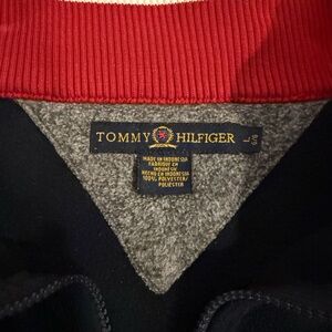 Tommy Hilfiger Navy Sweatshirt with Red Rib
